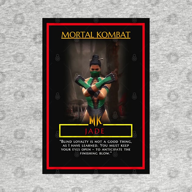 Jade Mortal Kombat (MK9) Characters - Poster,t-shirts and more. by Semenov